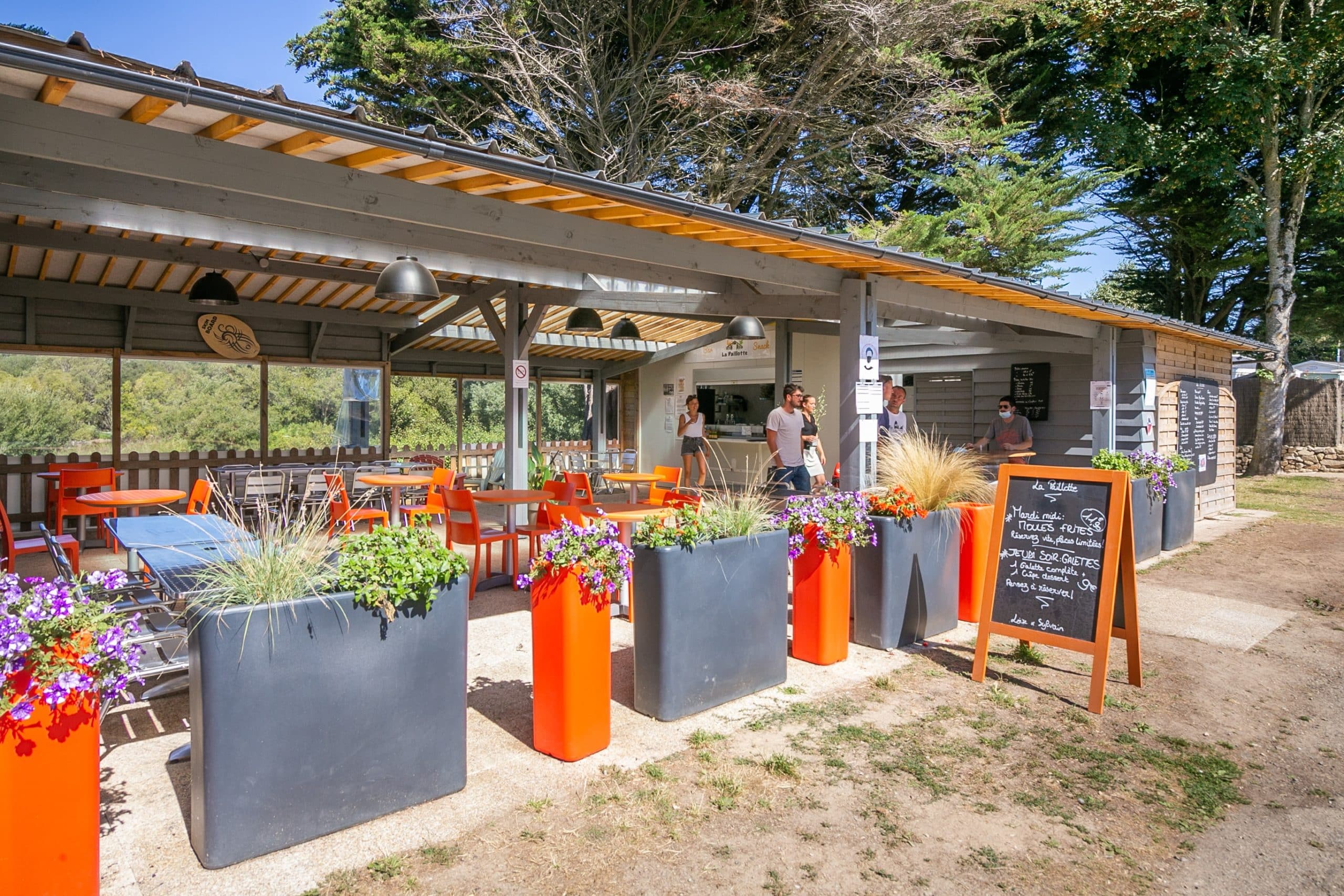 Restaurant du camping à Carnac