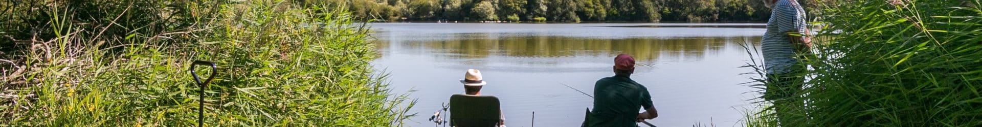 Camping avec étang de pêche dans le Morbihan