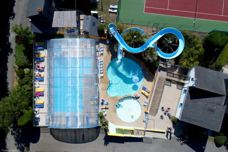 Espace aquatique du camping dans le Morbihan
