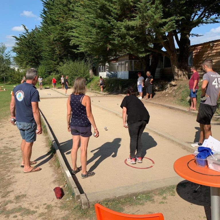 Concours pétanque camping